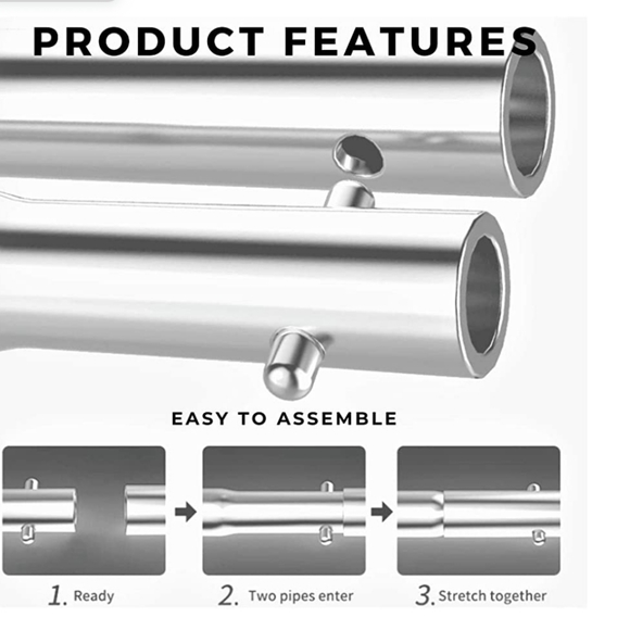 Restocked! Danonec Adjustable Pilate Bar Kit - Picture 5 of 6